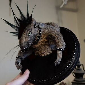 Punk Style Small Pet Wall Mount - Black and Brown